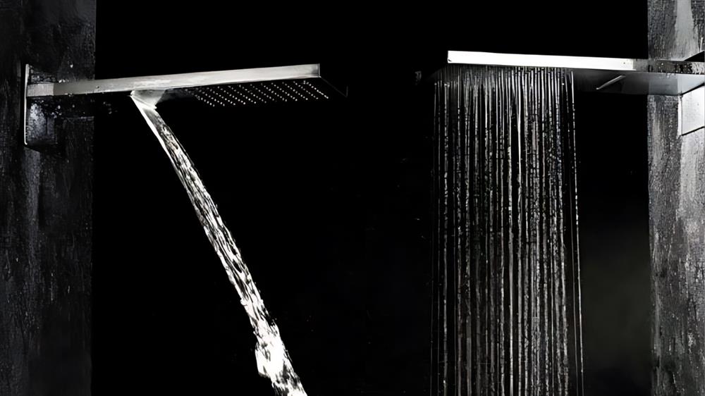 Luxury ceiling-mounted multi-head shower